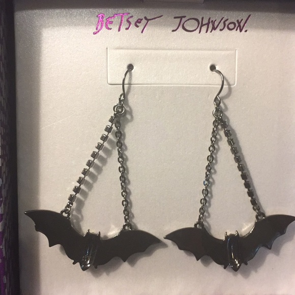 Earrings Betsey Johnson Bat Necklace BETSEY JOHNSON